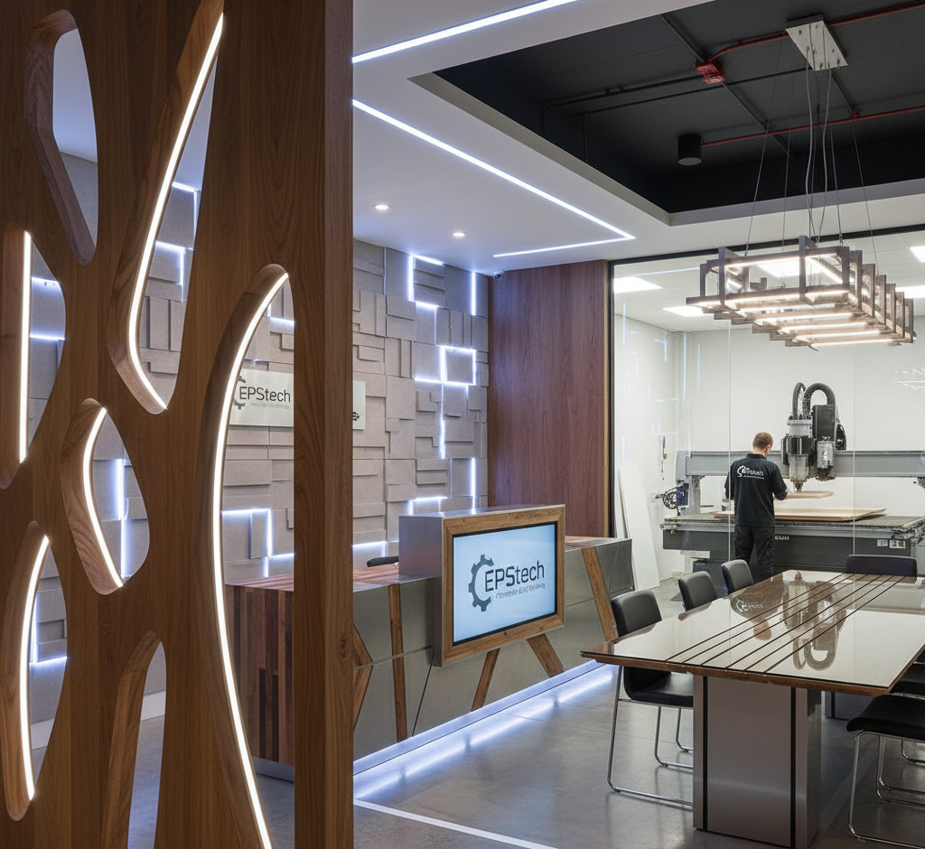 Precision CNC Routing for Commercial Interiors